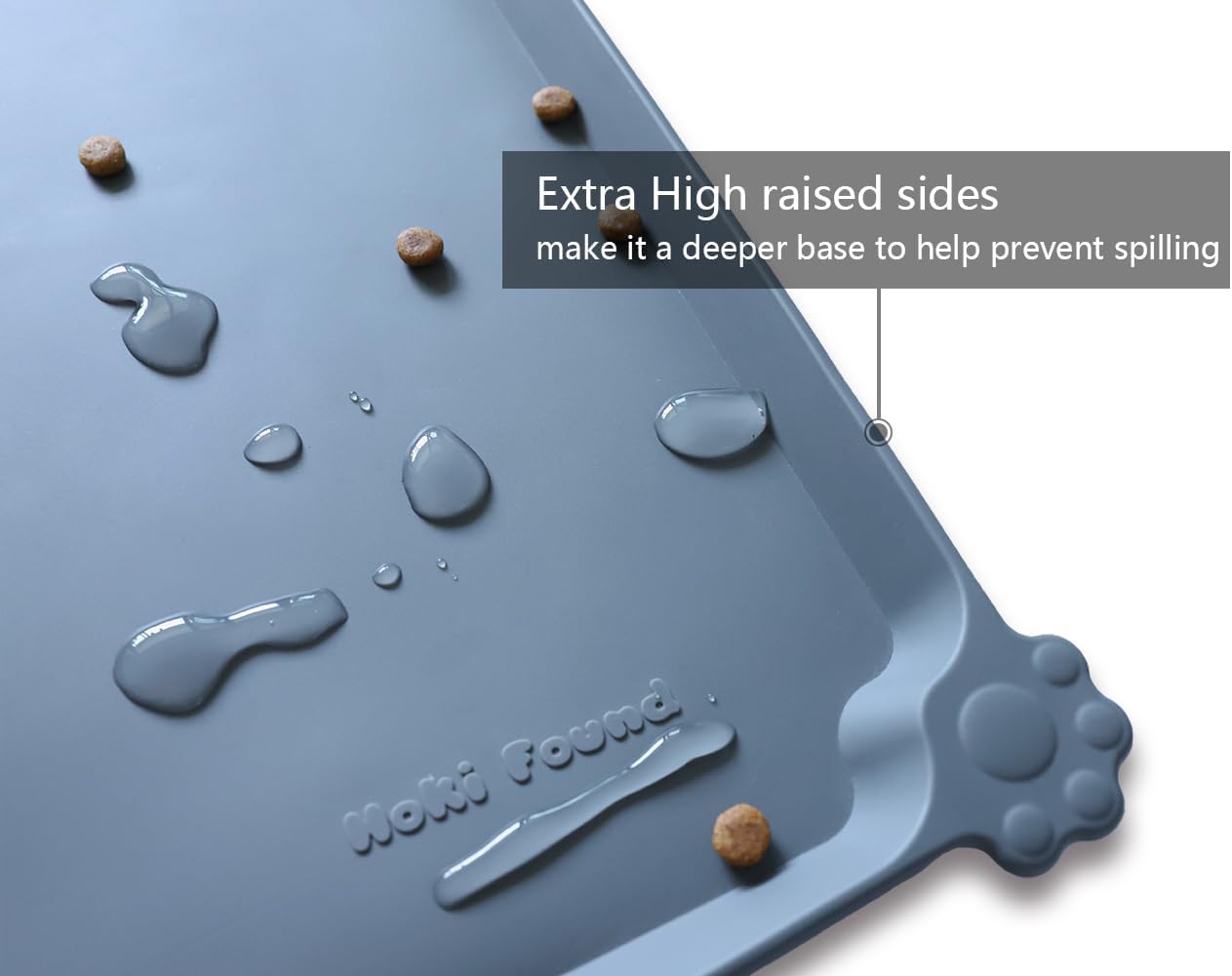 Waterproof Feeding Mat with Raised Lip — Multiple Sizes