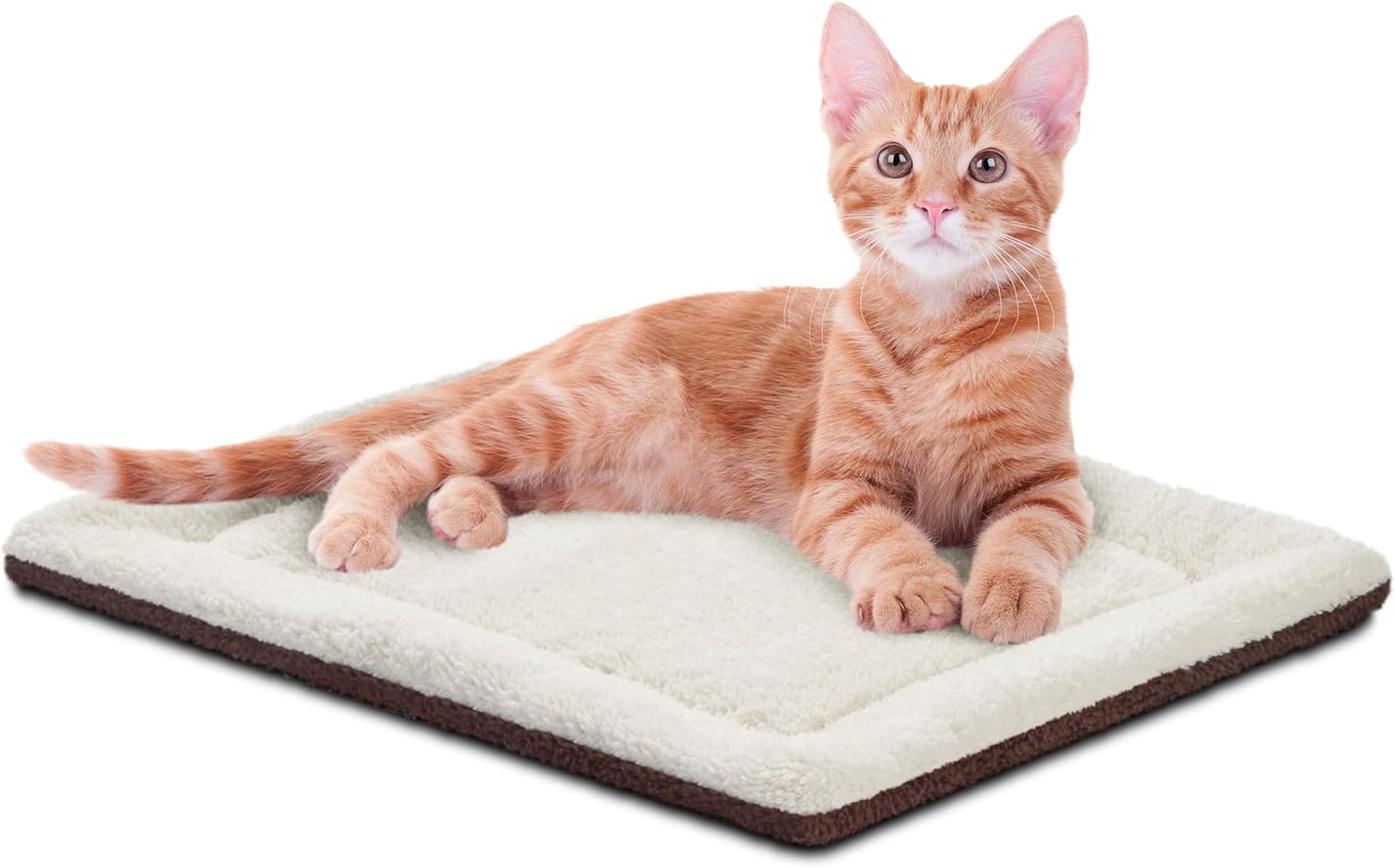 Self-Warming Pet Pad — Reversible, Oatmeal and Chocolate