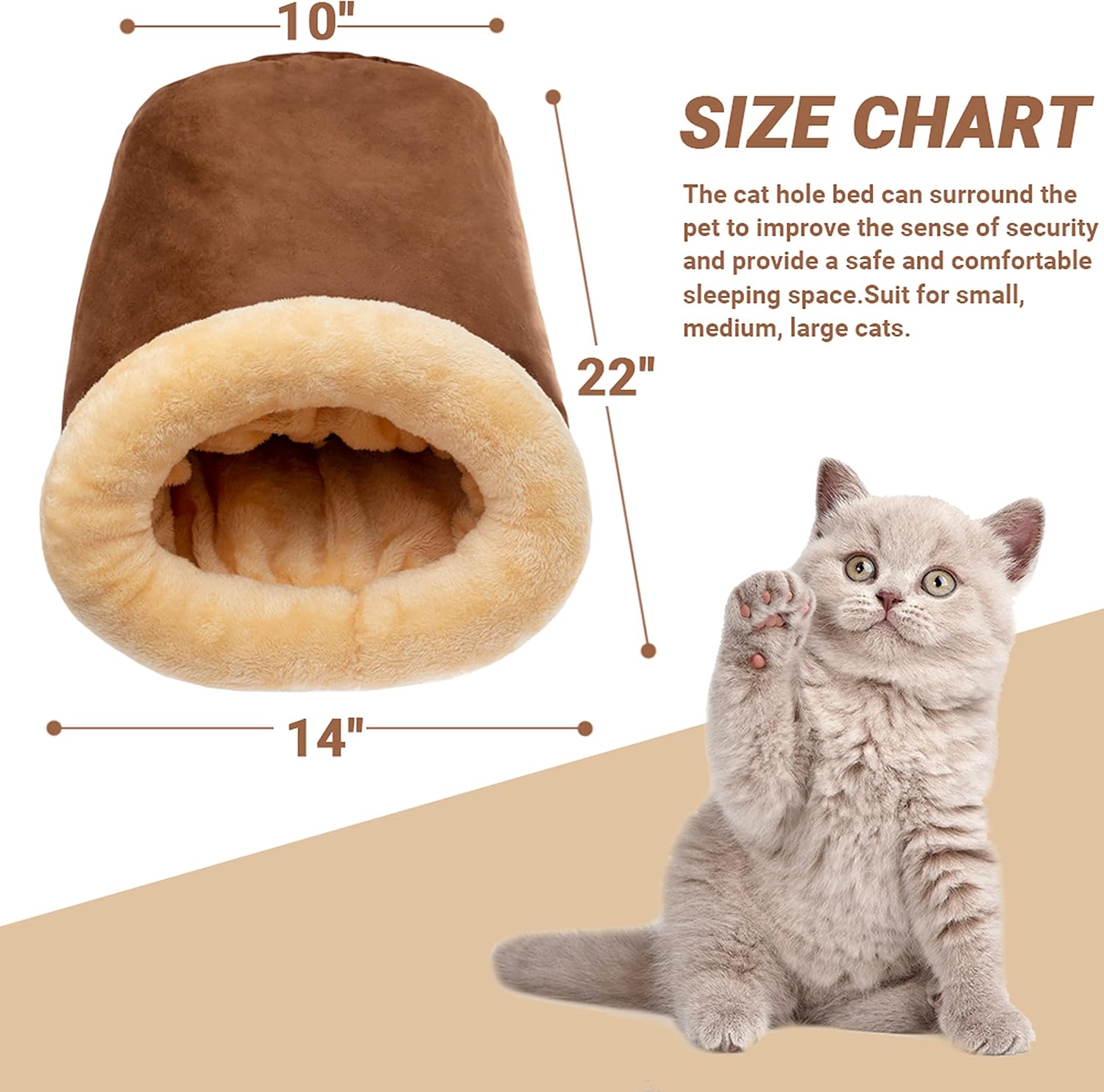 Cat Sleeping Bag — Self-Warming Snuggle Sack Cave