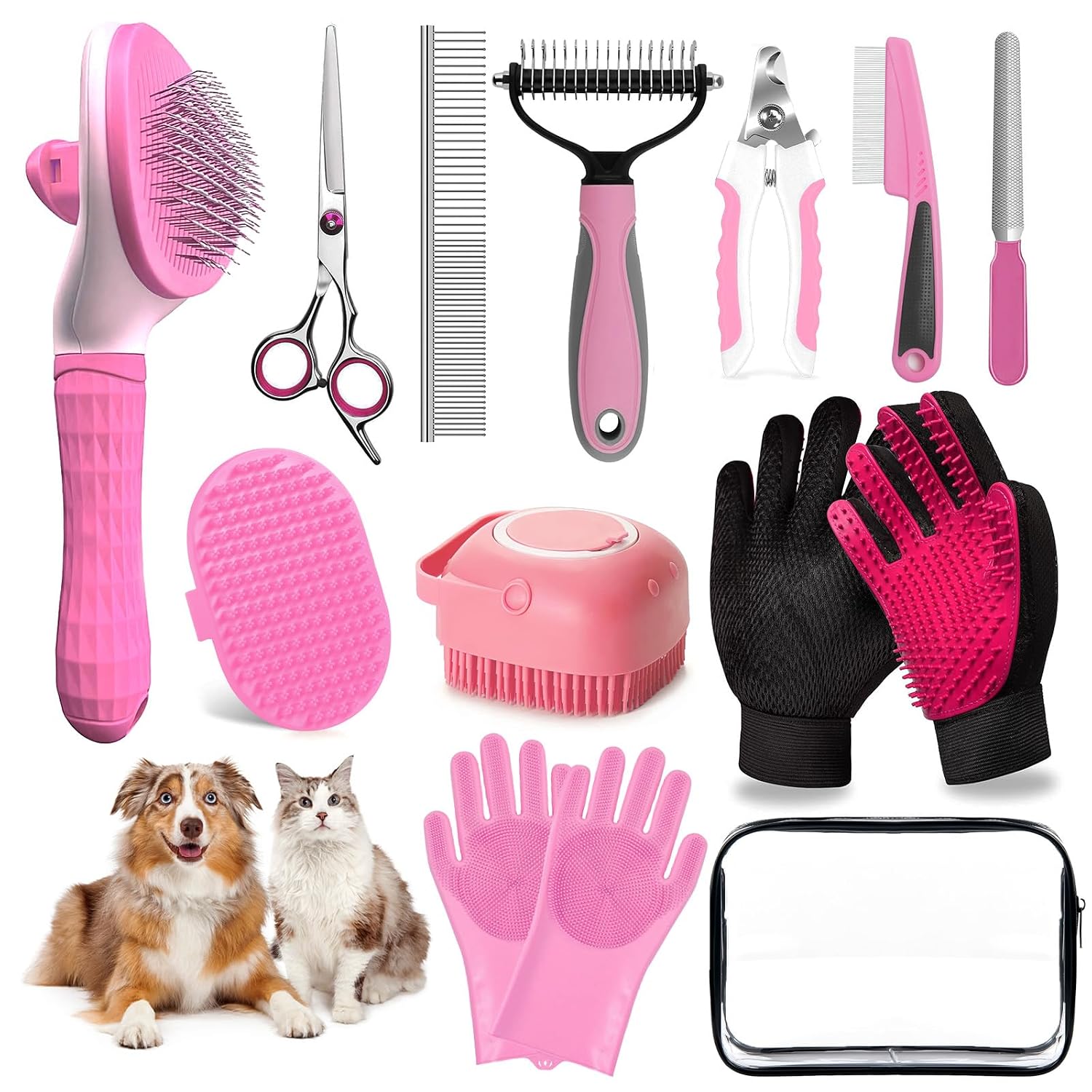 Grooming Kit — 13 Pieces with Nail Clipper and File