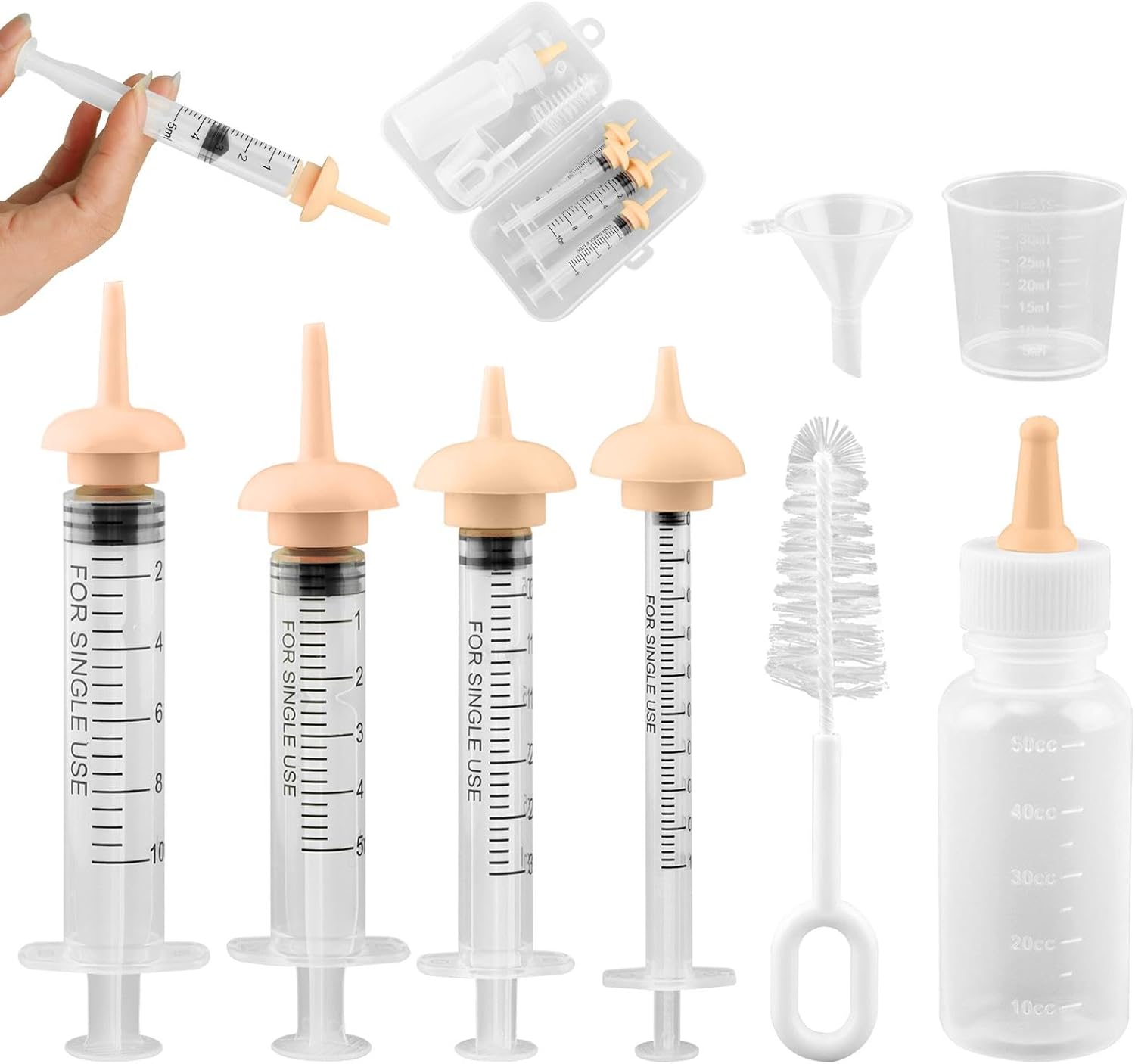 Nursing Kit for Puppies and Kittens — Silicone Nipples