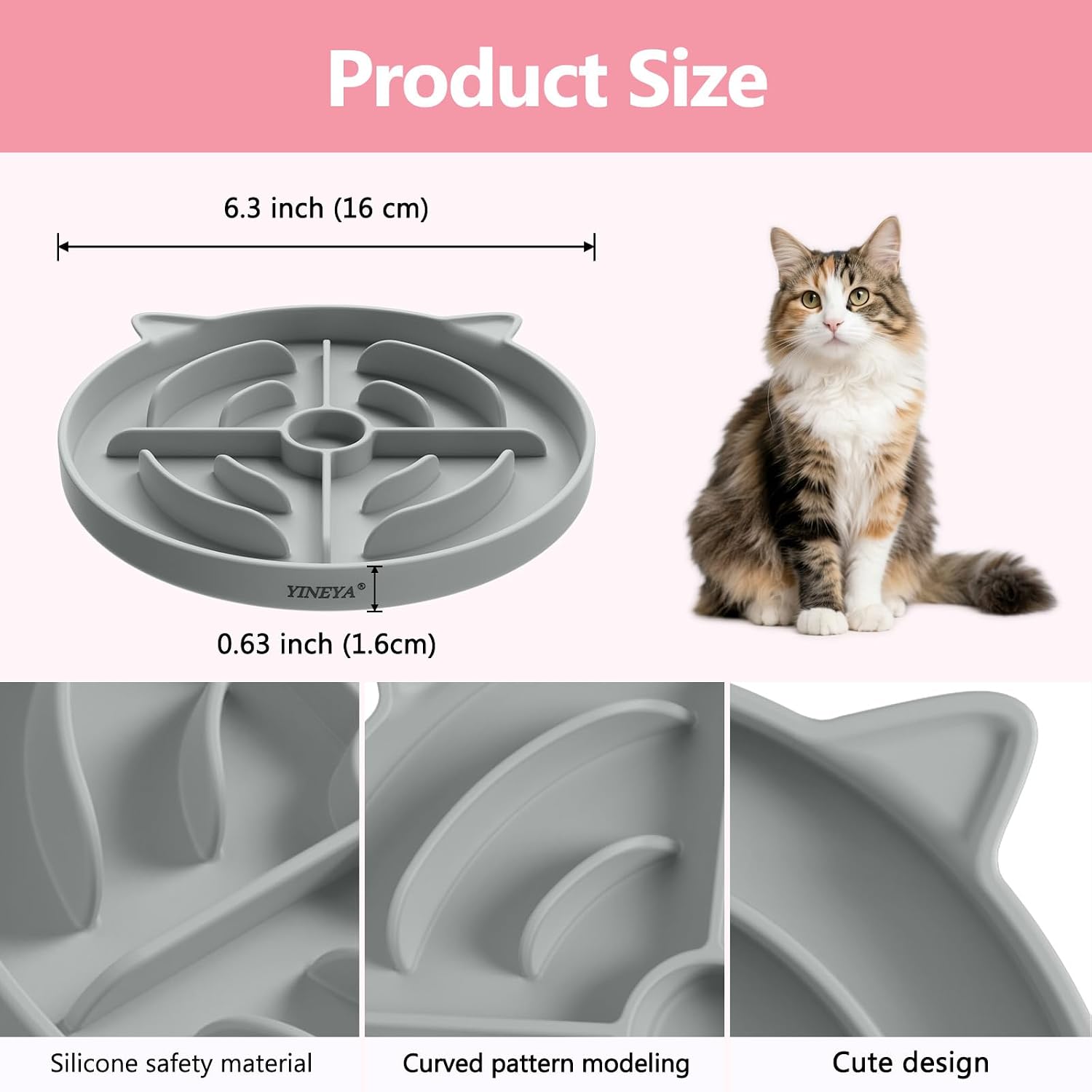 Silicone Slow Feeder Bowls — 2 Pack, Puzzle Base