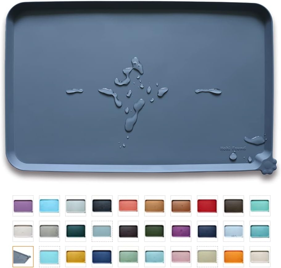 Waterproof Feeding Mat with Raised Lip — Multiple Sizes